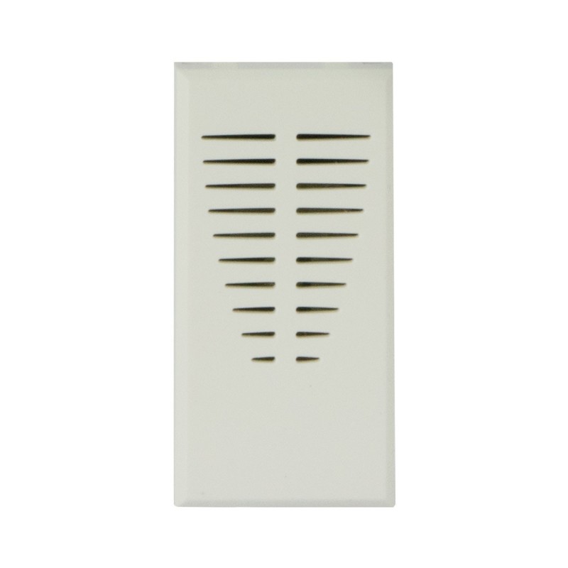 Ronzatore 1 modulo 230Vac Bianco S44 serie Ave Whitek 446031