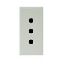 Presa standard 2P+T 10A P11 1 modulo Bianco Whitek Ave 446006TS