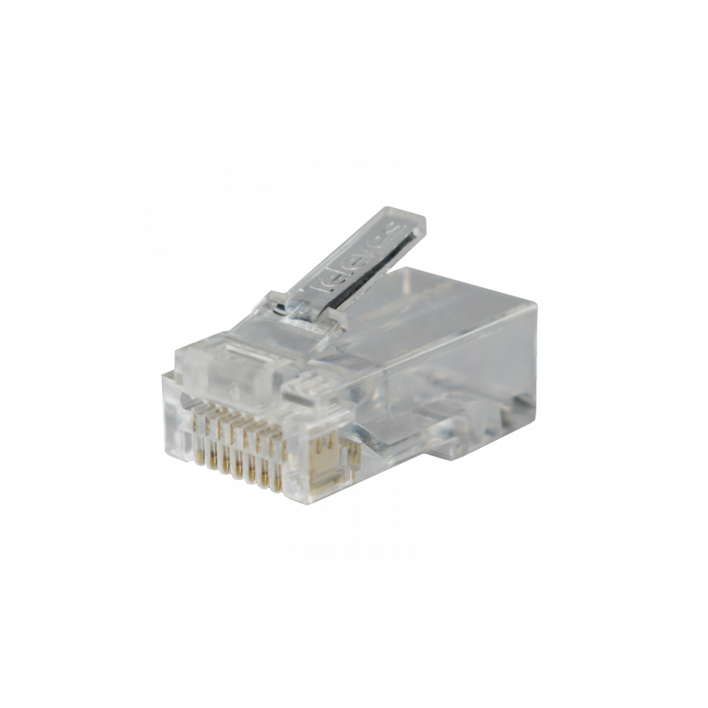 Connettore passante RJ45 Maschio CAT6 UTP per cavi dati Televes 209906