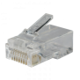 Connettore passante RJ45 Maschio CAT6 UTP per cavi dati Televes 209906