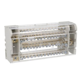 Ripartitore di potenza quadripolare 125A 15 fori Lovato ACB4P125D15