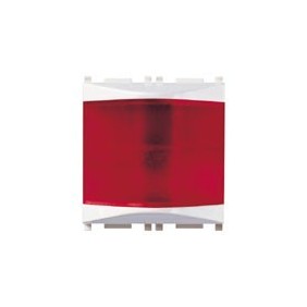 Spia prismatica Vimar Plana rosso bianco  14386.R