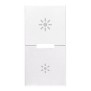 Tasto con simbolo dimmer universale 1 modulo bianco Vimar R20531.25.B
