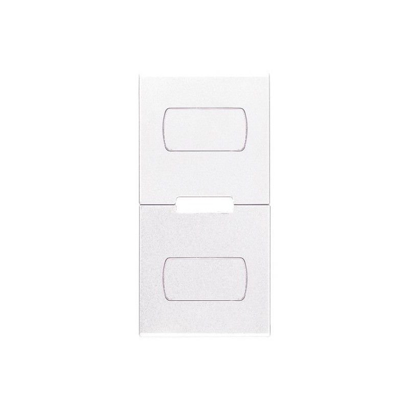 Tasto intercambiabile neutro 1 modulo bianco Vimar R20531.S0.B