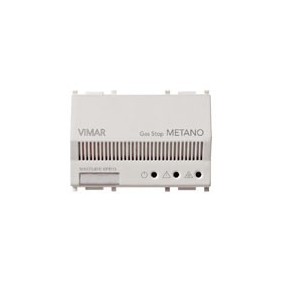Rilevatore elettronico metano Vimar Plana 230V  bianco 14420