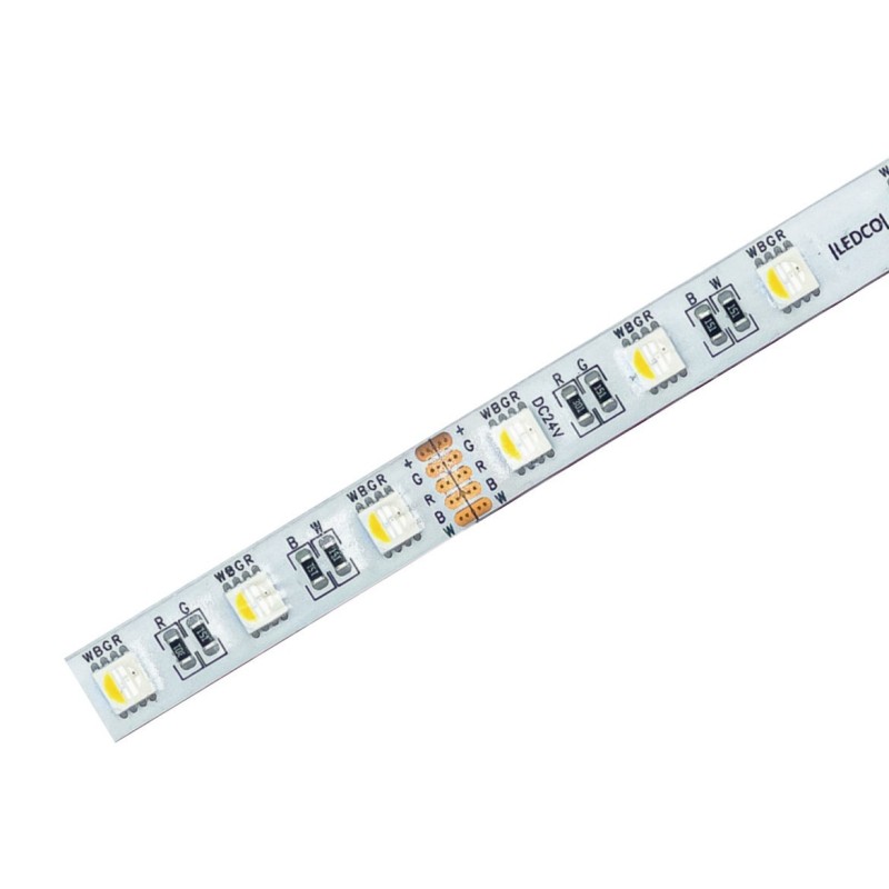 Strip led lunga 5 metri 95W 4000K 24V IP20 Ledco SL72RGBW20/LBN