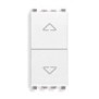 Due pulsanti interbloccato NO+NO 10A bianco 20062.B