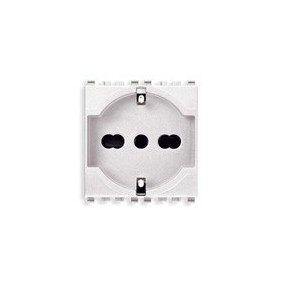 Presa Vimar Eikon 2P+T 16A universale bianca 20210.B