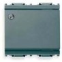Interruttore 1P 16AX luminoso 2 moduli grigio 16021.M