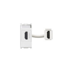 Presa standard HDMI  VIMAR PLANA aggancio Kystone bianco 14346