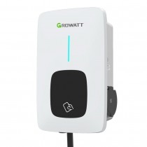 Colonnina di ricarica a parete 7,3kW Wifi Bianca Growatt GWTHOR07ASP
