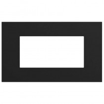 Placca in tecnopolimero 4 moduli Nero opaco Urmet Lybra 27804.NR