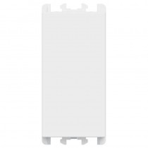 Tappo copriforo 1 modulo Bianco per serie Lybra Urmet 27350.B