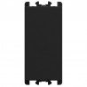 Tappo copriforo 1 modulo Nero opaco per serie Lybra Urmet 27350.N