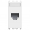 Presa RJ45 CAT6 non schermata 1 modulo Bianco Lybra Urmet 27446.B