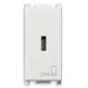 Alimentatore USB Tipo C da 25W 230Vac 1 uscita Bianco Vimar Plana 14292.C.25