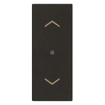 Commutatore per tapparelle illuminabile Nero Vimar Linea 30196.G