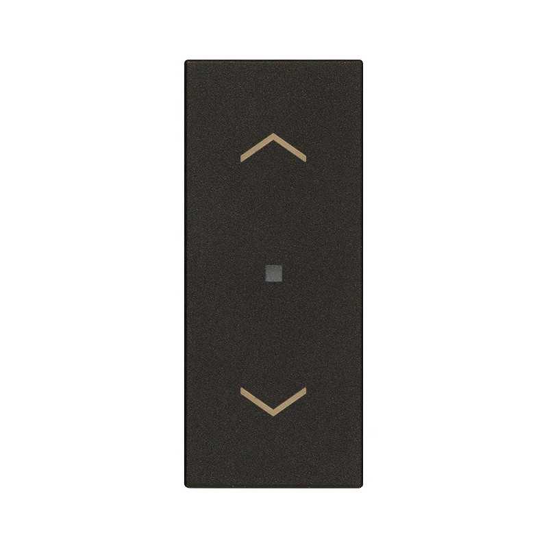 Commutatore per tapparelle illuminabile Nero Vimar Linea 30196.G