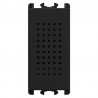 Suoneria 230Vac 1 modulo 50Hz Nero Urmet serie Lybra 27260.N