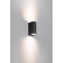 Applique LED AXO Nero attacco GU10 bidirezionale Century AXO-2GU10N