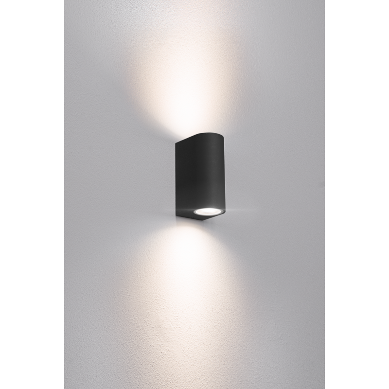 Applique LED AXO Nero attacco GU10 bidirezionale Century AXO-2GU10N