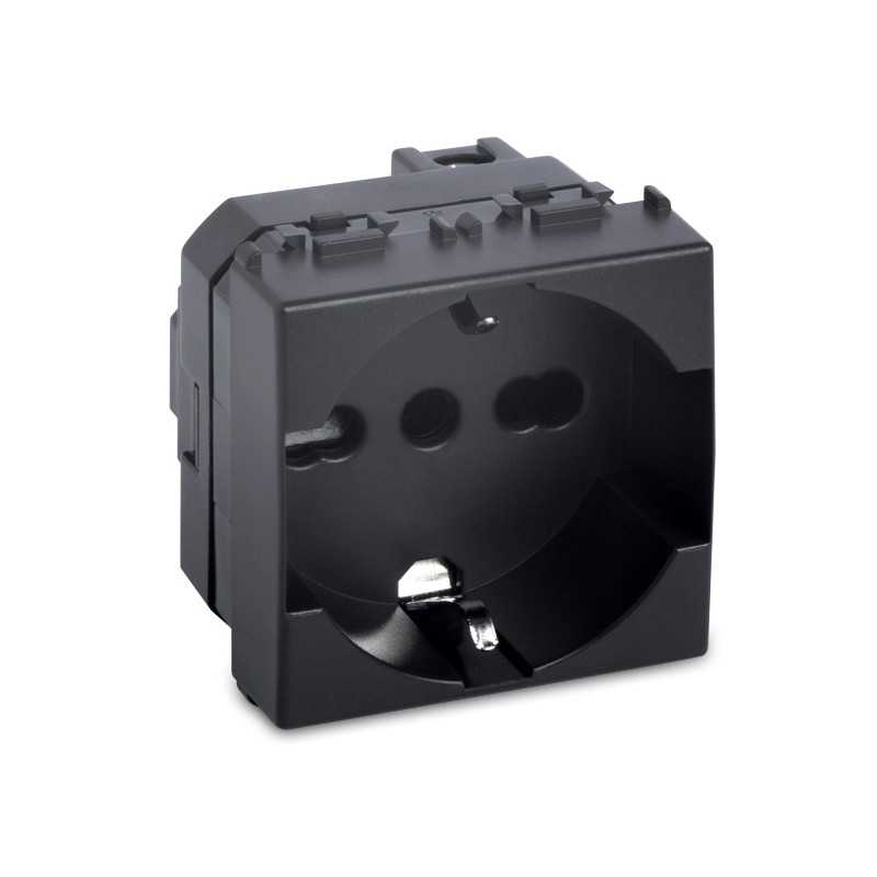 Presa Master P40 universale 2P+T 10/16A 250V Grigio Sistema Modo