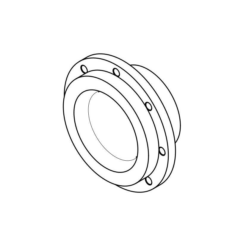 Flangia in acciaio rivestita in plastica diametro 63mm Aquatherm 1040063153