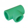 Raccordo a T diametro 63x40x63mm verde per tubi Aquatherm 1060063054