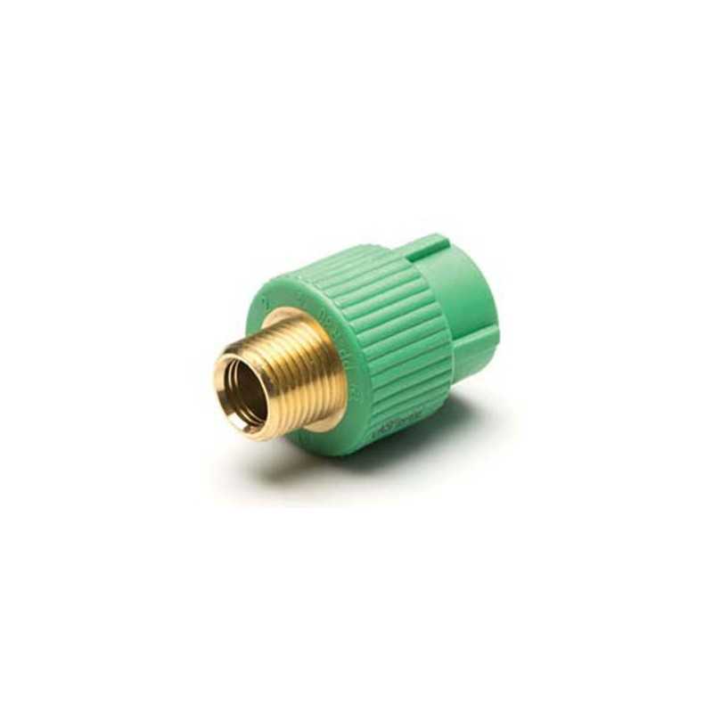 Giunto filettato maschio diametro 25mm per 3/4" Aquatherm 1070025025