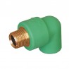 Raccordo a gomito con attacco filettato M 32mm per 1" Aquatherm 1070032103