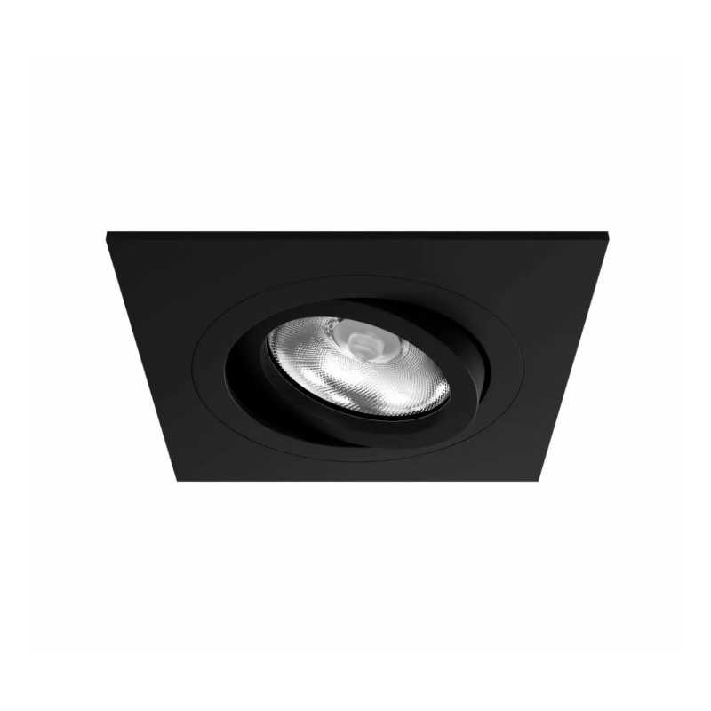 Faretto Led da incasso ZIO Nero con attacco GU10 Beneito Faure 4477