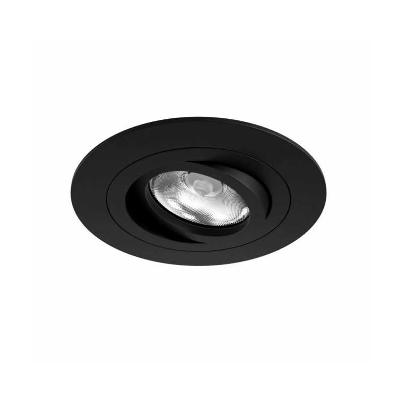 Faretto Led da incasso ONE Recessed Nero con attacco GU10 Beneito Faure 4479