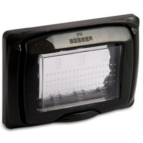 SUB Placca Master protetta IP55 3 posti antracite 43703
