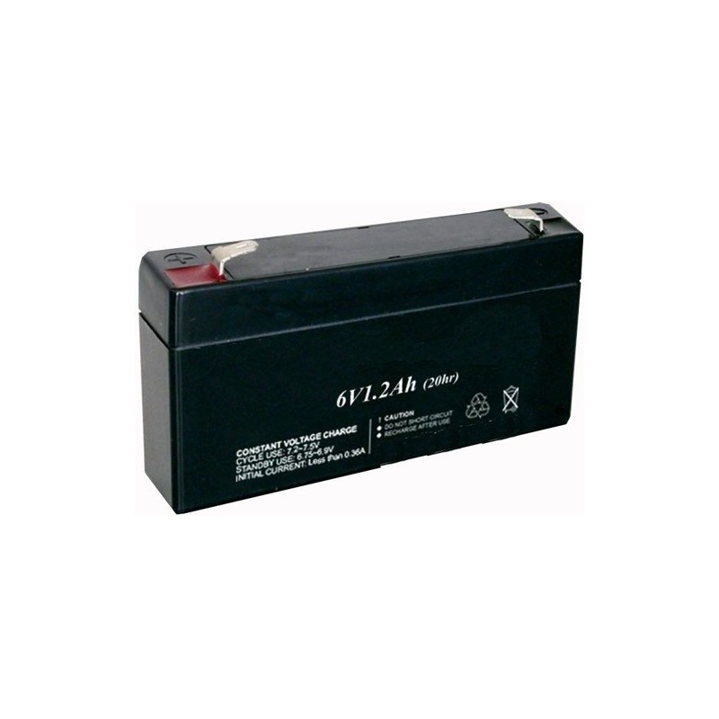 Batteria al piombo 6V 1.2Ah