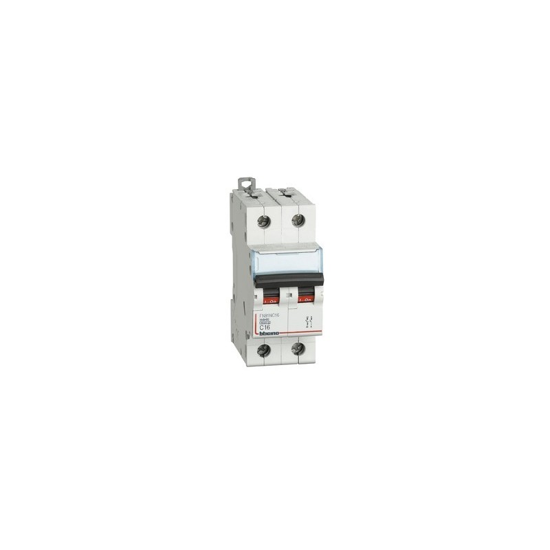 INTERRUTTORE MAGNETOTERMICO 6KA 1P+N BTICINO 16A INTERRUTTORE MAGNETOTERMICO 6KA 1P+N BTICINO 10A FN81NC10