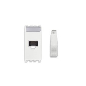Presa RJ45 Vimar Arkè Netsafe Cat5e UTP bianco 19339.11.B