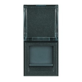 Presa RJ45 Categoria 6 STP Serie Civili Bticino Axolute Scura HS4279C6S