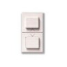 Doppio pulsante Ave Banquise 45B56 con frecce direzionali 1P 16A NA