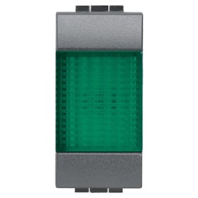 Portalampada Con Diffusore Verde 1 Posto Serie Civili Bticino LivingLight L4371V