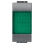 Portalampada Con Diffusore Verde 1 Posto Serie Civili Bticino LivingLight L4371V