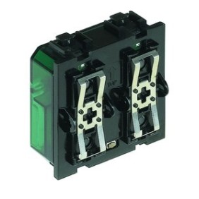 Comando Speciale Attuatore Con Due Relè Indipendenti 2 Moduli Serie Civili Bticino LivingLight L4651M2