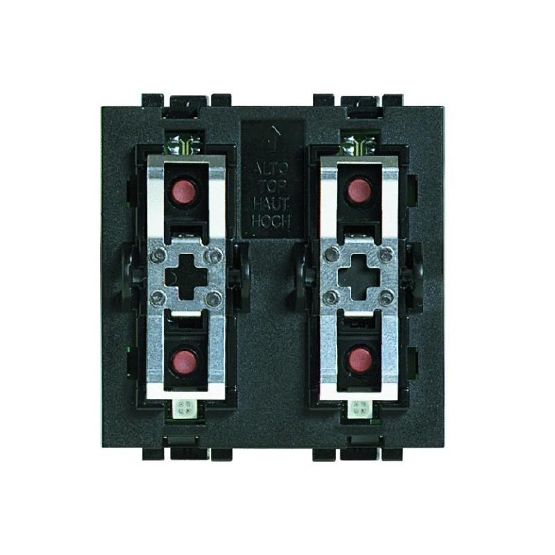 Comando Speciale Per Carichi Singoli e Doppi 2 Posti Serie Civili Bticino LivingLight L4652/2