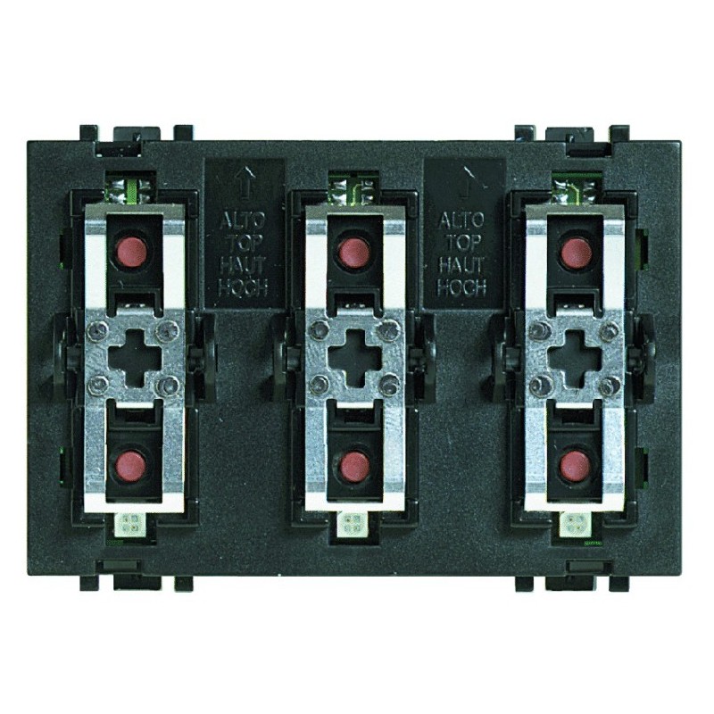 Comando Speciale Per Carichi Singoli e Doppi 3 Posti Serie Civili Bticino LivingLight L4652/3