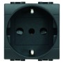 Presa Schuko/Italiana 10A 2 Posti Serie Civili Bticino LivingLight L4140