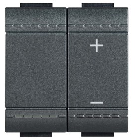 Variatore A Pulsante Universale 2 Posti Serie Civili Bticino LivingLight L4411N