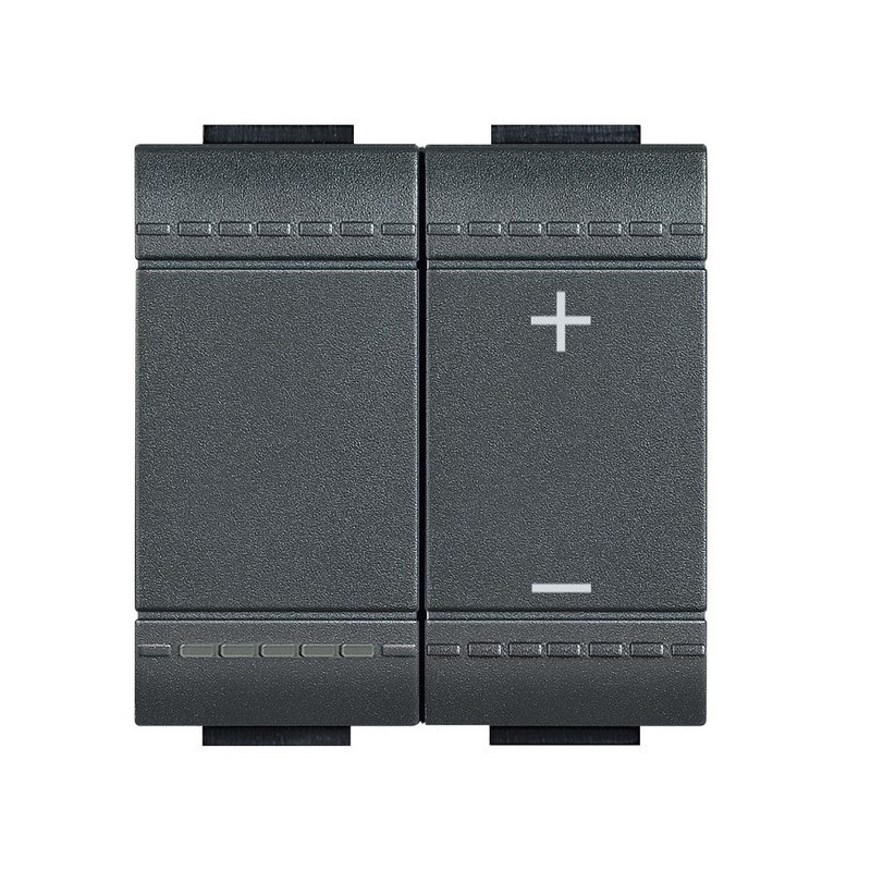 Variatore A Pulsante Universale 2 Posti Serie Civili Bticino LivingLight L4411N
