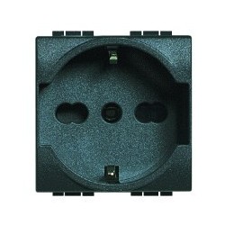 PRESA BIPASSO SCHUKO 10/16A LIVING INTERNATIONAL L4140/16