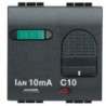 INTERRUTTORE AUTOMATICO MAGNETOTERMICO DIFFERENZIALE 10A 0,01 LIVING INTERNATIONAL L4305/10