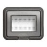 PLACCA STAGNA TRE MODULI GRIGIO SCURO SERIE LIVING INTERNATIONAL 24603L