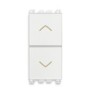 Due pulsanti interbloccati Vimar Arkè 1P NO + 1P NO 10 A 250V 19062.B